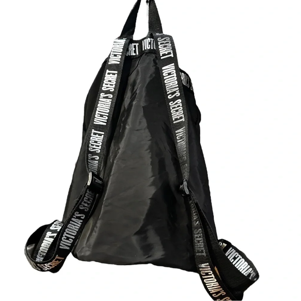 Victoria’s Secret Silver and Black Backpack